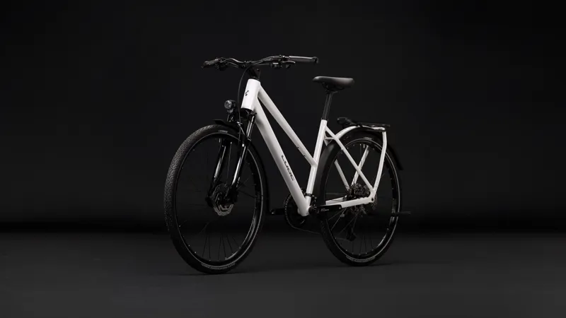 Cube Kathmandu Pro Hybrid Bike 2027 in Metallicwhite/Chrome-2