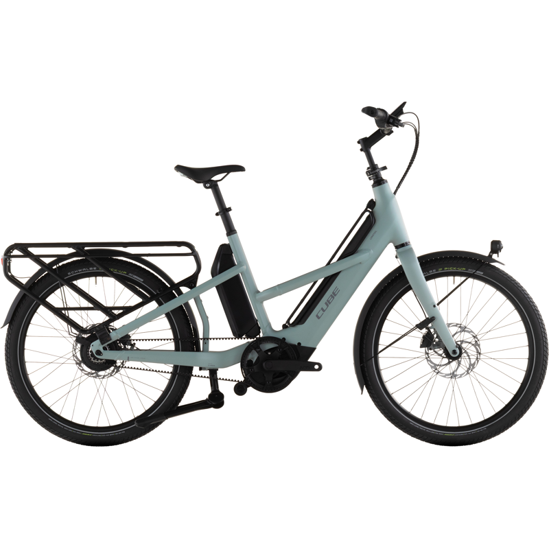 Balfes Bikes Cube Longtail Hybrid Comfort 800 Electric Cargo Bike 2026 in Haze/Reflex | Free postage over £30, £10 off first order, price match & 0% finance.
