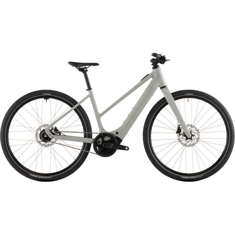 Balfes Bikes Cube Editor Hybrid Slx 400x Trapeze Electric Hybrid Bike 2026 in Reedbeige/Chrome | Free postage over £30, £10 off first order, price match & 0% finance.