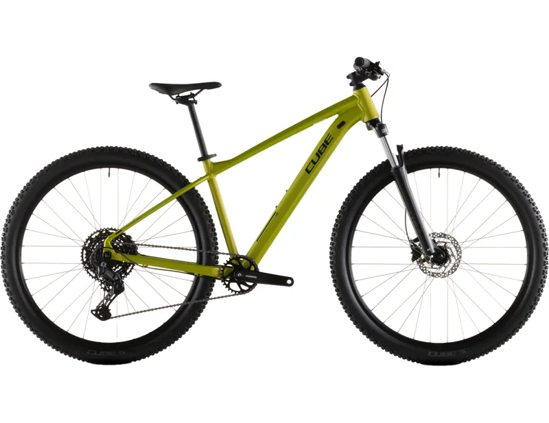 Cube Aim Pro Hardtail Mountain Bike 2026 in Lizard/Black