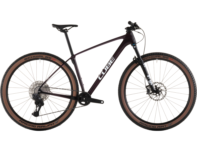 Balfes Bikes Cube Reaction c:62 Race Hardtail Mountain Bike 2026 in LiquidRed/White | Free postage over £30, £10 off first order, price match & 0% finance.