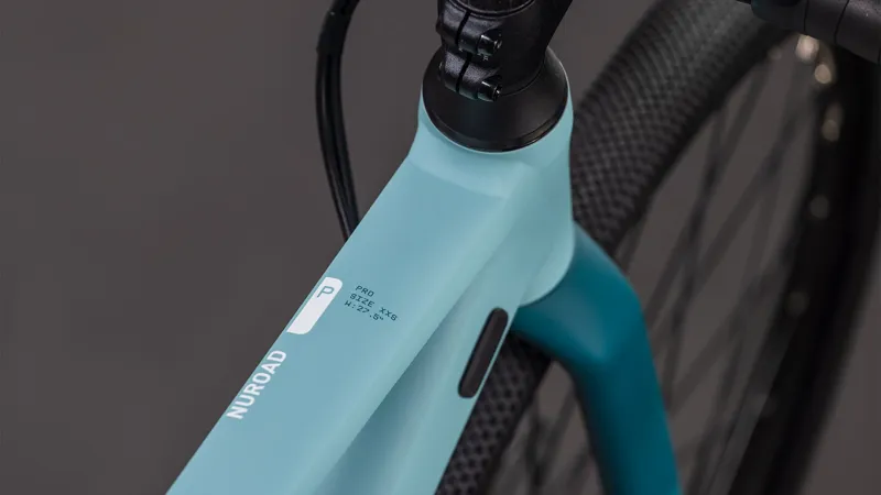Cube Nuroad Rookie Pro 27.5 inch Wheel Kids Gravel Bike 2026 in TEALGREY/TEAL xx-small-2