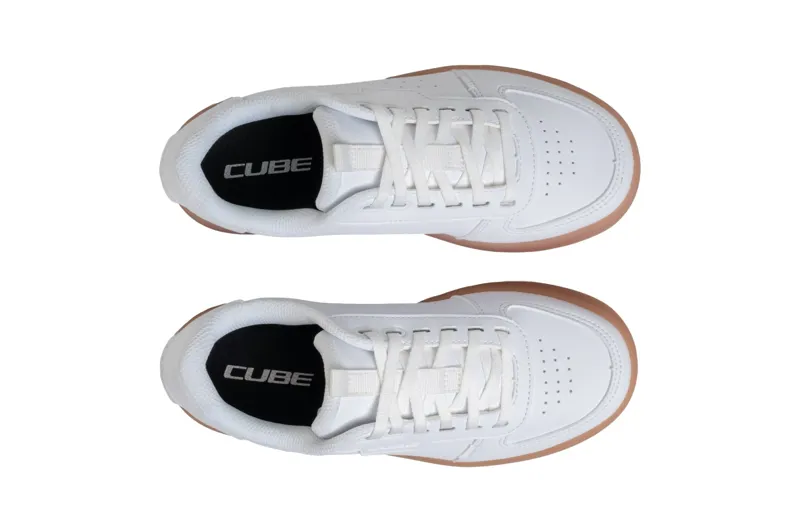 CUBE Maze Rookie Kids Flat Pedal Shoes in White-2
