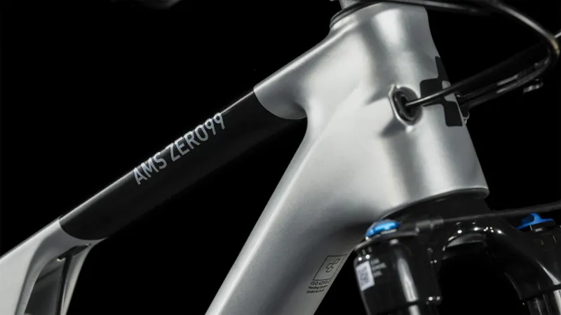 Cube AMS ZERO99 C:68X Race 29 Full Suspension Mountain Bike 2024 in Silver/Black-2