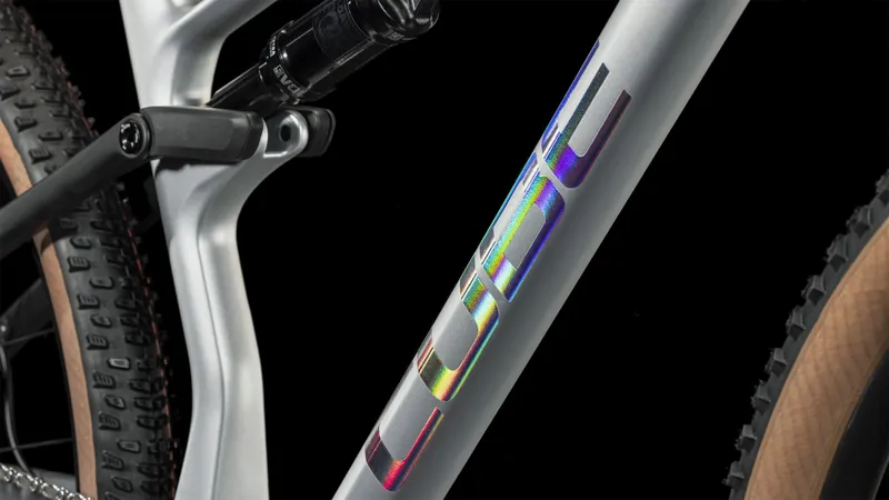 Cube AMS ZERO99 C:68X Race 29 Full Suspension Mountain Bike 2024 in Silver/Black-4