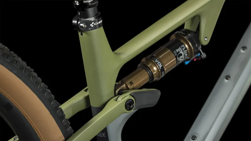 Cube AMS ONE11 C:68X TM 29 Full Suspension Mountain Bike 2025 in Flash Grey/Olive-6
