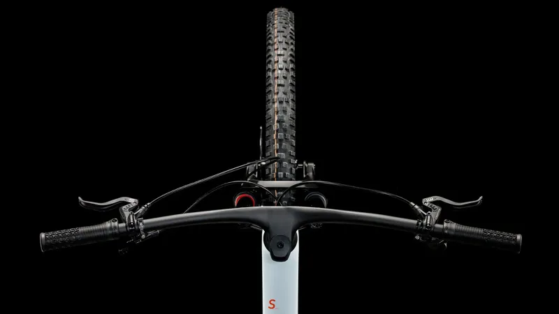 Cube Stereo ONE44 C:68X SLX Full Suspension Mountain Bike 2024 in Frost White/Black-6