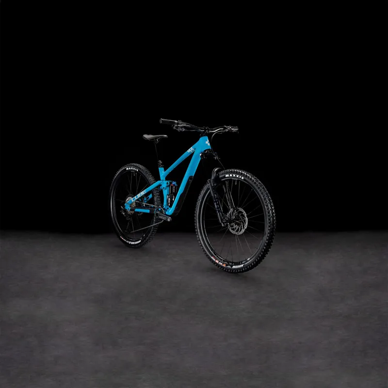 Cube Stereo ONE55 C:62 SLX 29 Full Suspension Mountain Bike 2023 in Bondiblue/Grey-7