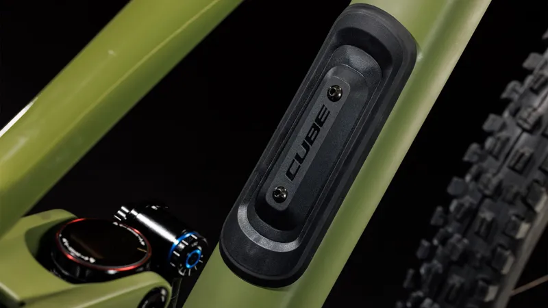 Cube Stereo ONE55 C:62 TM Full Suspension Mountain Bike 2024 in Olive Chrome-8