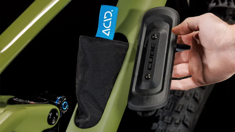 Cube Stereo ONE55 C:62 TM Full Suspension Mountain Bike 2024 in Olive Chrome-10