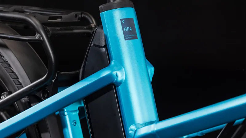 Cube Longtail Hybrid 725 Electric Cargo Bike 2024 in Blue/Reflex-2