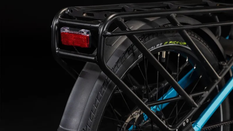 Cube Longtail Hybrid 725 Electric Cargo Bike 2024 in Blue/Reflex-8