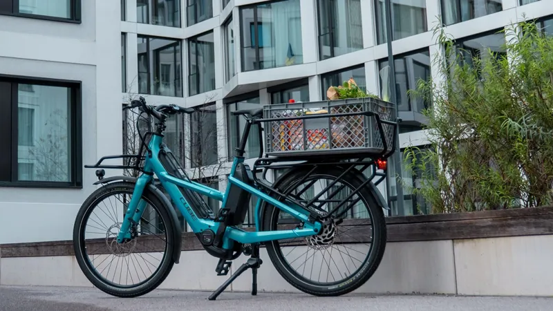 Cube Longtail Hybrid 725 Electric Cargo Bike 2024 in Blue/Reflex-10