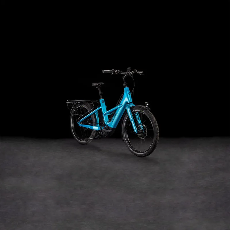 Cube Longtail Hybrid 725 Electric Cargo Bike 2024 in Blue/Reflex-9