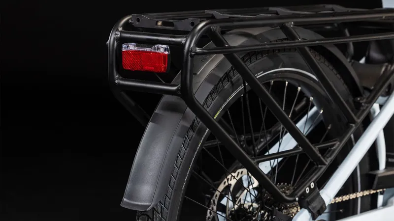 Cube Longtail Sport Hybrid 725 Cargo eBike 2025 in Flash White/Reflex-8