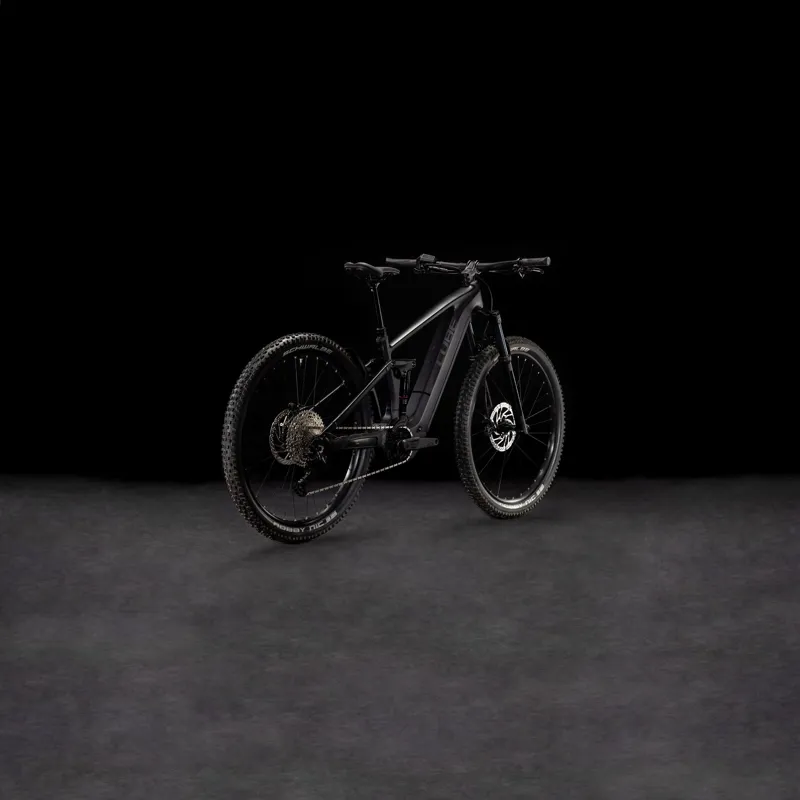 Cube Stereo Hybrid one44 Ex 800 Electric Full Suspension Mountain Bike 2025 in Blackline-1