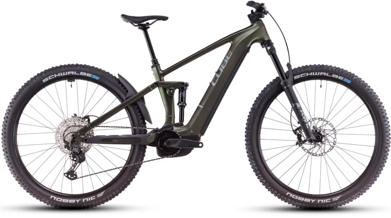 Cube Stereo Hybrid One44 EXC Electric Mountain Bike 2025 in Stellar/Shift Iris