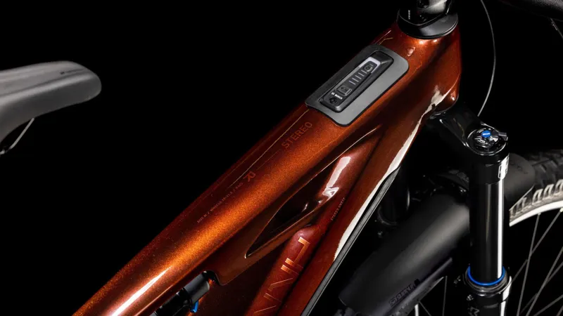 Cube Stereo Hybrid One77 HPC Race Electric Mountain Bike 2025 in Liquid Orange Orange-1