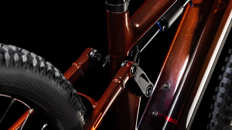 Cube Stereo Hybrid One77 HPC Race Electric Mountain Bike 2025 in Liquid Orange Orange-4