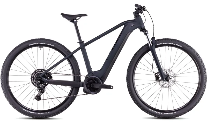 Cube Reaction Hybrid Performance 625 Electric Mountain Bike 2025 in Night/Black