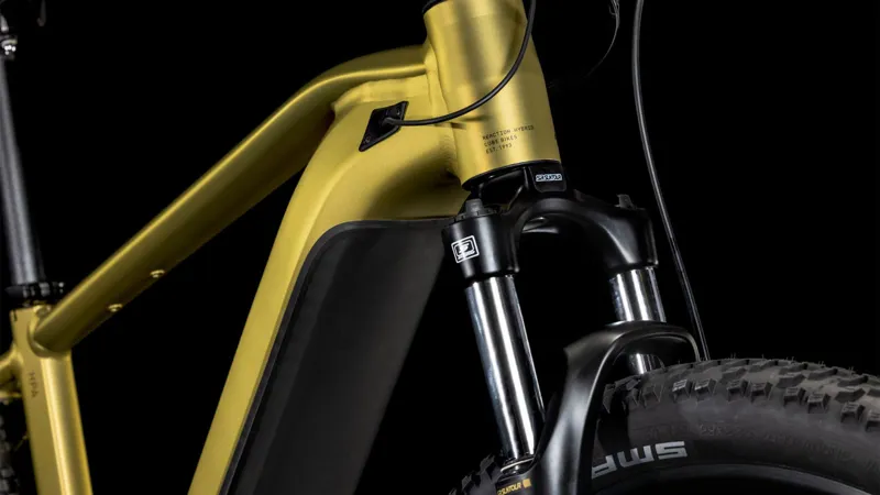 Cube Reaction Hybrid Performance 500  Electric Mountain Bike 2025 in Golden lime-5