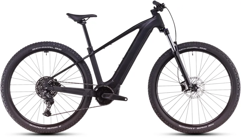 Cube Reaction Hybrid One 800 Electric Hardtail Mountain Bike 2025 in Blackline