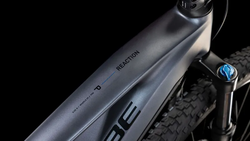 Cube Reaction Hybrid Pro 600 Electric Mountain Bike 2025 in Metallic Grey/Black-1