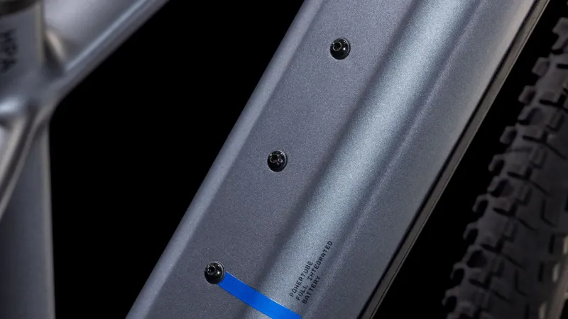 Cube Reaction Hybrid Pro 600 Electric Mountain Bike 2025 in Metallic Grey/Black-2