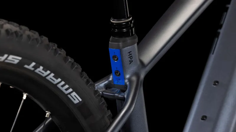 Cube Reaction Hybrid Pro 600 Electric Mountain Bike 2025 in Metallic Grey/Black-3