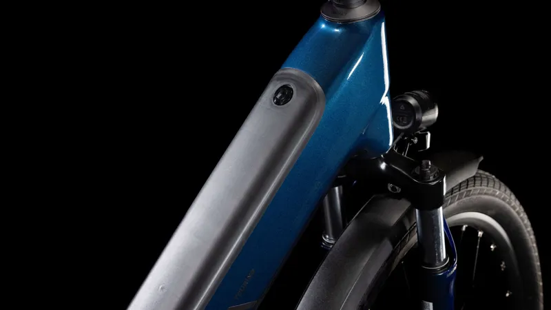 Cube Touring Easy Entry Hybrid One 500 Electric Hybrid Bike 2025 in Sea/Chrome-1