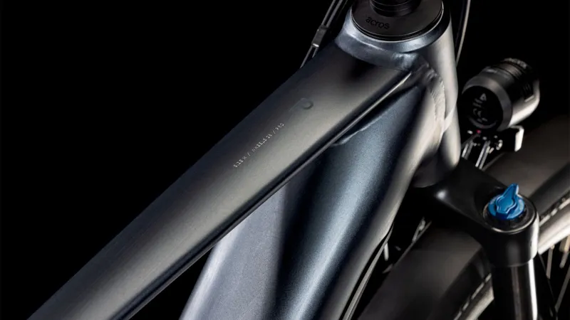 Cube Touring Hybrid Pro 625 Electric Hybrid Bike 2025 in Metallic Grey/Chrome-1