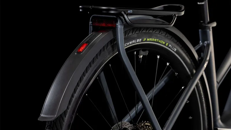 Cube Touring Trapeze Hybrid Pro 625 Electric Hybrid Bike 2025 in Metallic Grey/Chrome-3