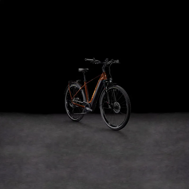 Cube Touring Hybrid Pro 625 Electric Hybrid Bike 2025 in Cinnamon/Orange-6