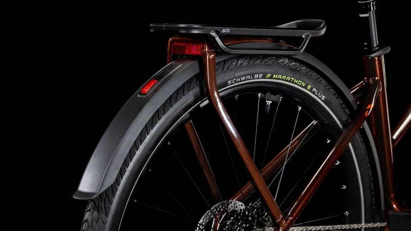 Cube Touring Trapeze Hybrid Pro 625 Electric Hybrid Bike 2025 in Cinnamon/Orange-4