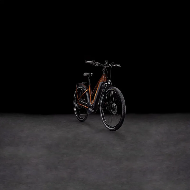 Cube Touring Trapeze Hybrid Pro 625 Electric Hybrid Bike 2025 in Cinnamon/Orange-6
