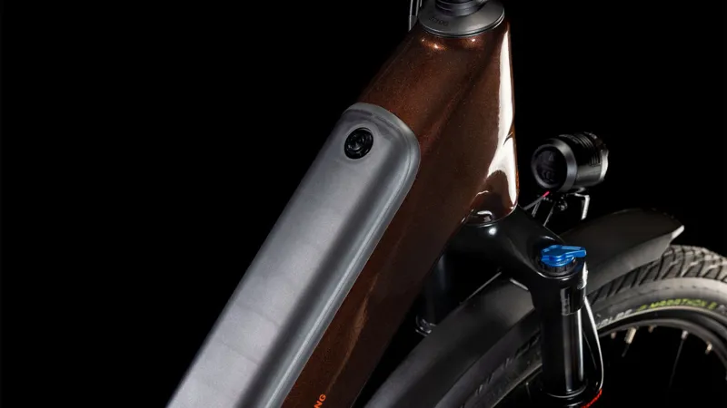 Cube Touring Easy Entry Hybrid Pro 625 Electric Hybrid Bike 2025 in Cinnamon/Orange-2