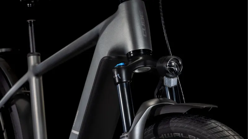 Cube Kathmandu Hybrid Pro 800 Electric Hybrid Bike 2025 in Slabgrey/Chrome-5