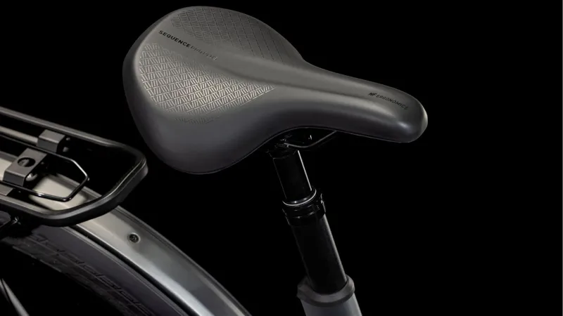 Cube Kathmandu Trapeze Hybrid Pro 800 Electric Hybrid Bike 2025 in Slab Grey/Chrome-5