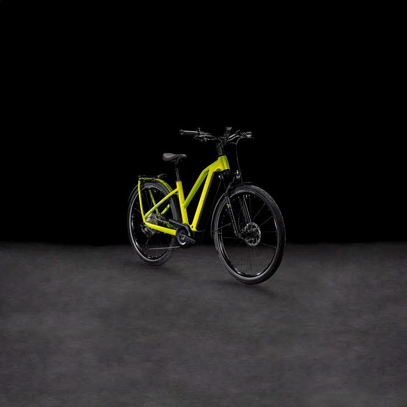 Cube Kathmandu Hybrid Exc 800 Trapeze Electric Hybrid Bike 2025 in Lizard Juniper-1