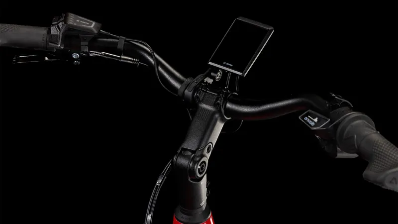 Cube Supreme Hybrid Comfort Pro 500 Electric Hybrid Bike 2025 in Fire Red/Black-2