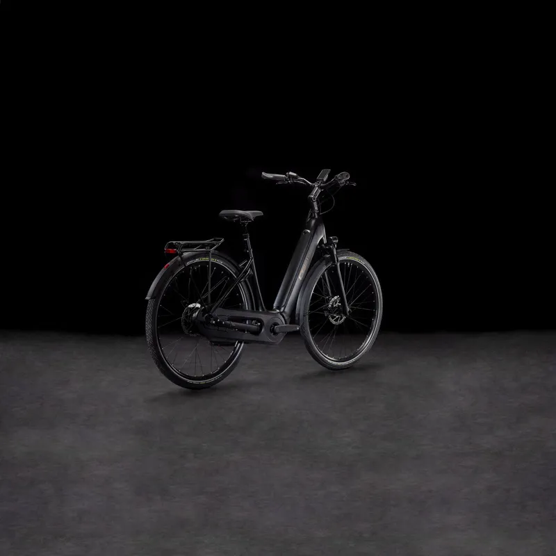 Cube Supreme Hybrid Comfort SLX 625 Electric Hybrid Bike 2025 in Black/Metal-1