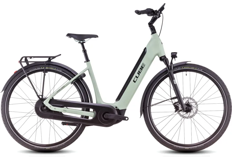 Cube Supreme Hybrid Comfort SLX 625 Electric Hybrid Bike 2025 in Aloegreen