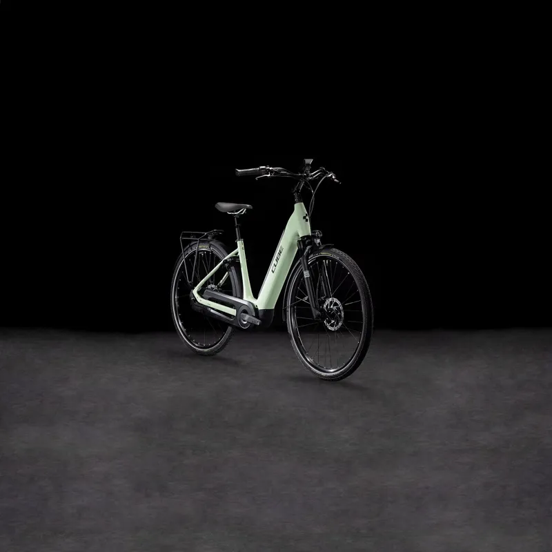 Cube Supreme Hybrid Comfort SLX 625 Electric Hybrid Bike 2025 in Aloegreen-6