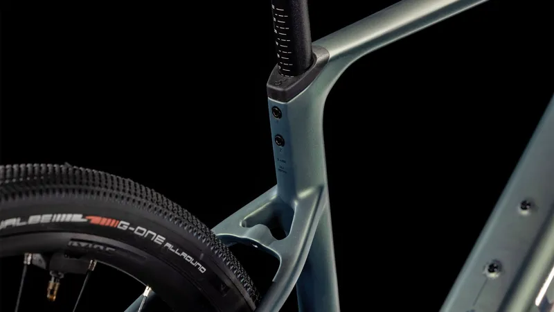 Cube Nulane Hybrid C:62 Race 400X Electric Hybrid Bike 2025 in Sage Brushed Green-3