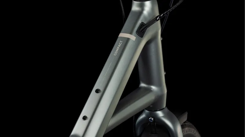 Cube Compact Hybrid Comfort 500 Electric Bike 2025 in Flash Grey/Smoke-1