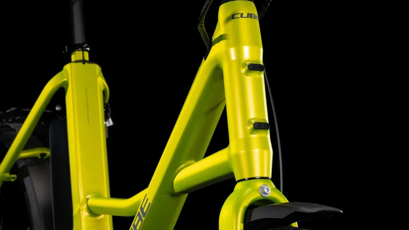 Cube Compact Hybrid Comfort 500 Electric Bike 2025 in lizard reflex 20-4