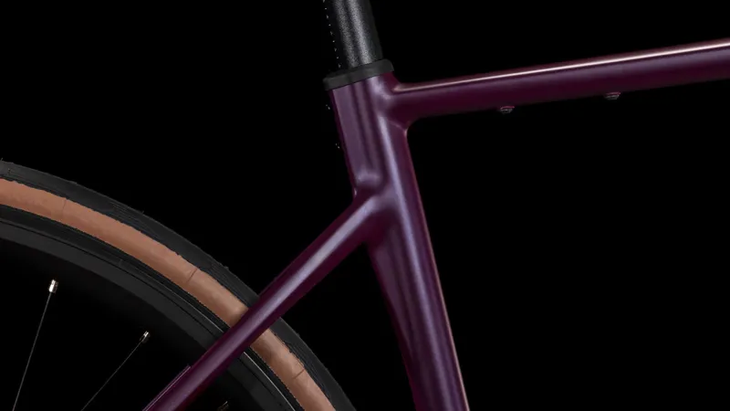 Cube Attain Pro Road Bike 2025 in Purple/Helio-4