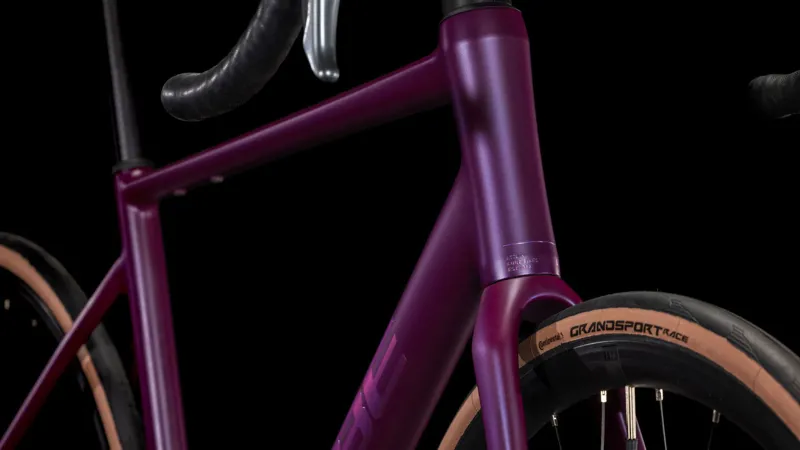 Cube Attain Pro Road Bike 2025 in Purple/Helio-2