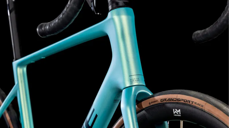 Cube Attain c:62 SLX Road Bike 2025 in Lagoon black-6