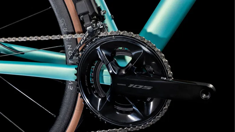 Cube Attain c:62 SLX Road Bike 2025 in Lagoon black-7